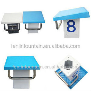 Swimming pool starting blocks