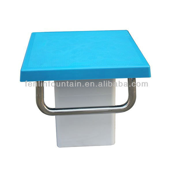 Swimming pool starting blocks