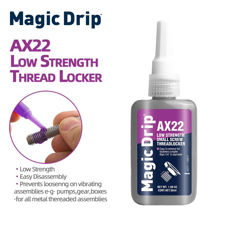 Fast Drying Heat-resistant Thread Locking Seal Up Bonding Adhesive Metal Screw Lock Screw Glue Anaerobic Adhesive