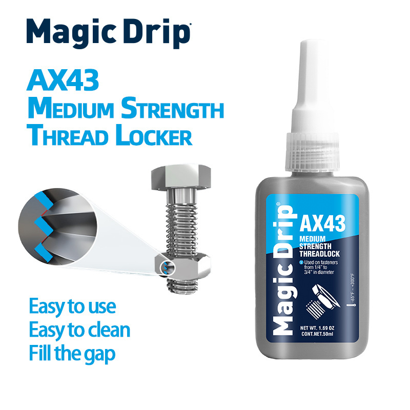 Magic Drip Threadlocker Sealing Glue 50ml Quick Drying Adhesive Threadlocker Screw Glue