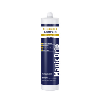 Waterproof Acetic Acrylic Multipurpose Sealant Clear GP RTV Silicone Glue for Glass Woodworking Construction Use