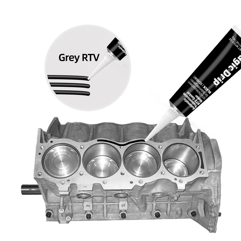 Factory High-Temp Automotive Adhesive  100% RTV Silicone Gasket Maker