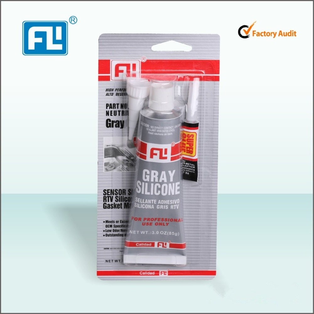 Fenloc 85g grey or red color High-Temp RTV Silicone Gasket Maker for cars