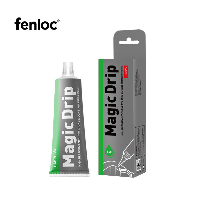 Magic Drip DM 98 Fenloc super fast curing glue cheap oil resistant Gasket-free silicone gel to car components