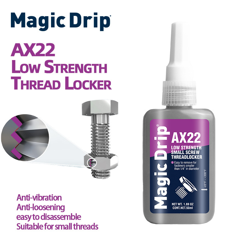 Fast Drying Heat-resistant Thread Locking Seal Up Bonding Adhesive Metal Screw Lock Screw Glue Anaerobic Adhesive