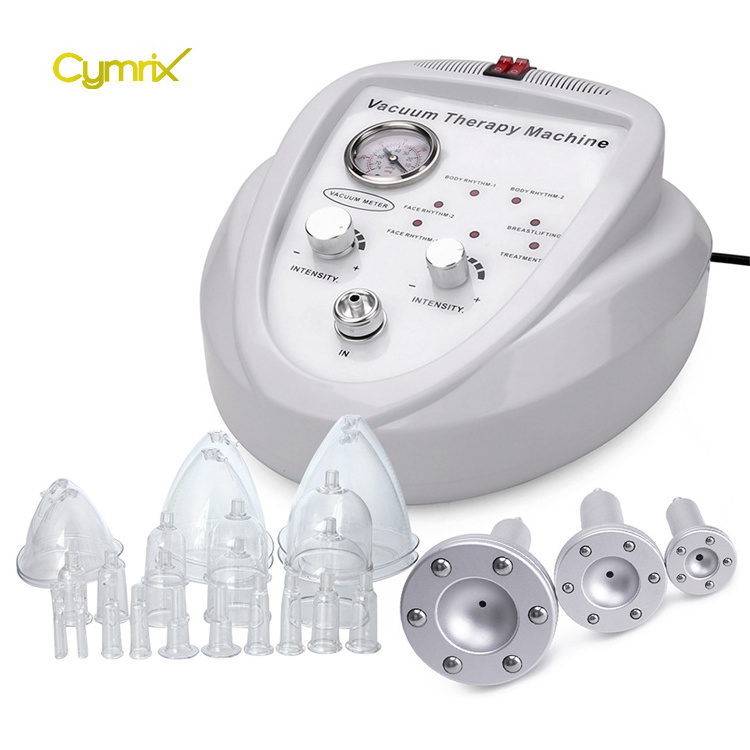 Vacuum Therapy Massage Cupping Therapy Sets Body Shape Massage Machine Vacuum Pump Enhancement BBL Machine with 30 Cups 3 pumps