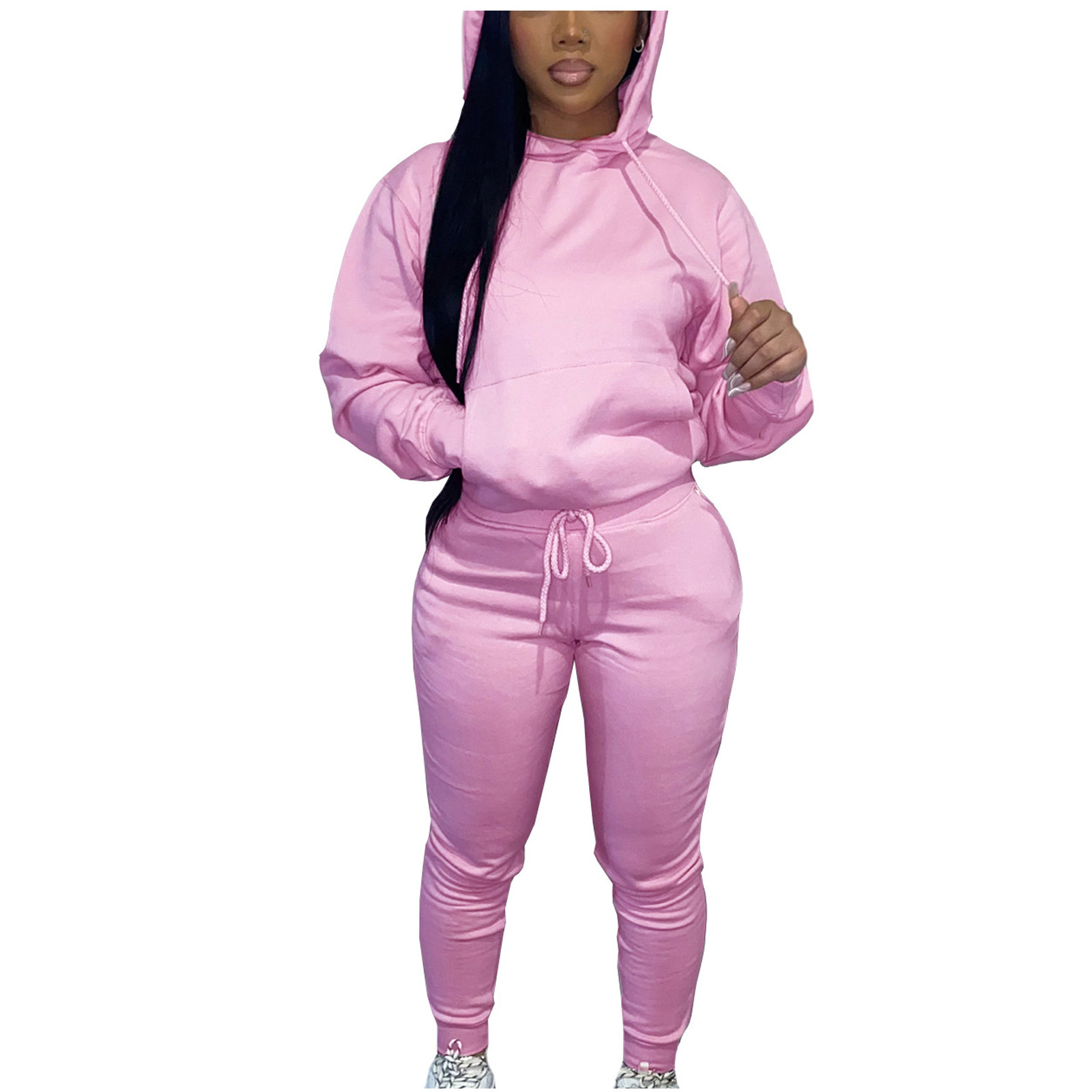 custom sweat suit  set 2022 Winter Fall Clothing Workout sweatsuit 2 Two Piece Set Custom Hoodie Women private label Sweat Suits