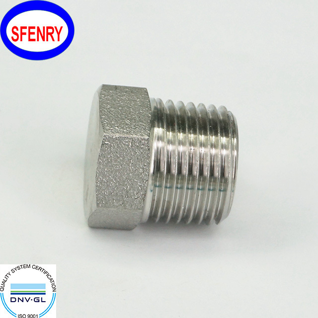 Sfenry ASME B16.11 Forged DN50 DN100 DN150 3000LB Male NPT Threaded A105 Carbon Steel Hex Head Plug