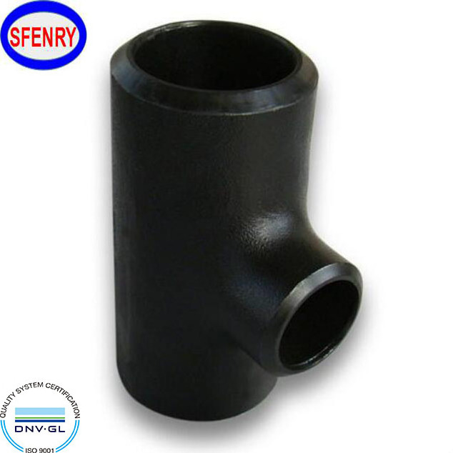 Sfenry ASME B16.9 Weld Ends SCH40 SCH80 SCH120 Carbon Steel A234 WPB Black Pipe Fittings Tee