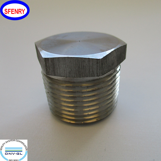 Sfenry ASME B16.11 Forged DN50 DN100 DN150 3000LB Male NPT Threaded A105 Carbon Steel Hex Head Plug