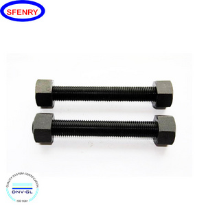 Sfenry Standard Fasteners Alloy Steel Nuts Stud Bolt Astm A193 Gr B7 Black Oxide 3mm-3000mm Zinc,plain ISO9001:2015 M3-M100 ANSI