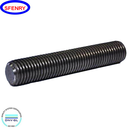 Sfenry Standard Fasteners Alloy Steel Nuts Stud Bolt Astm A193 Gr B7 Black Oxide 3mm-3000mm Zinc,plain ISO9001:2015 M3-M100 ANSI