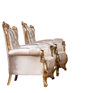 Armchair Wing Chair Luxury Fabric Seat Seater Design Upholstery Baroque Textile Furniture