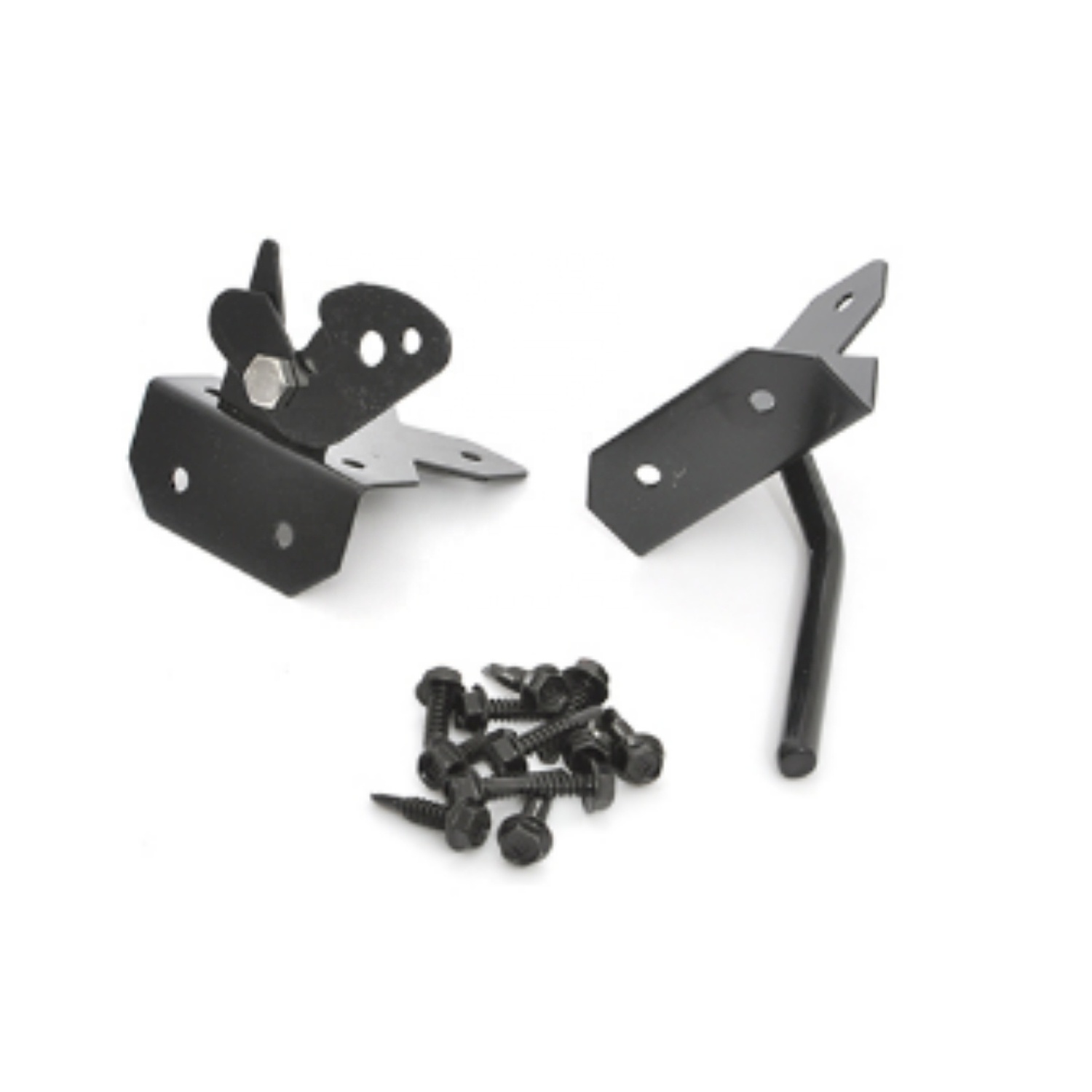 Fentech black double gate  stainless steel pvc fence latch