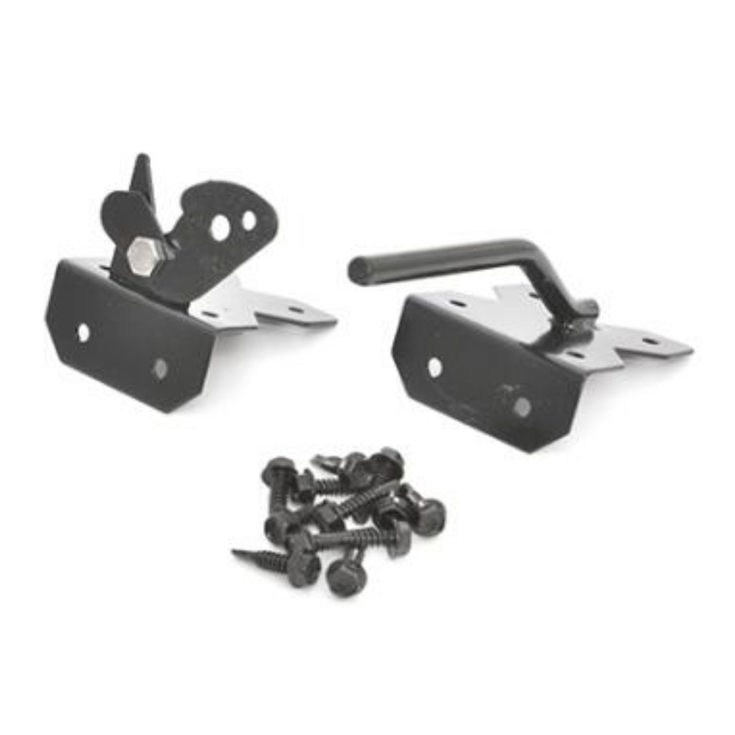 Fentech black double gate  stainless steel pvc fence latch