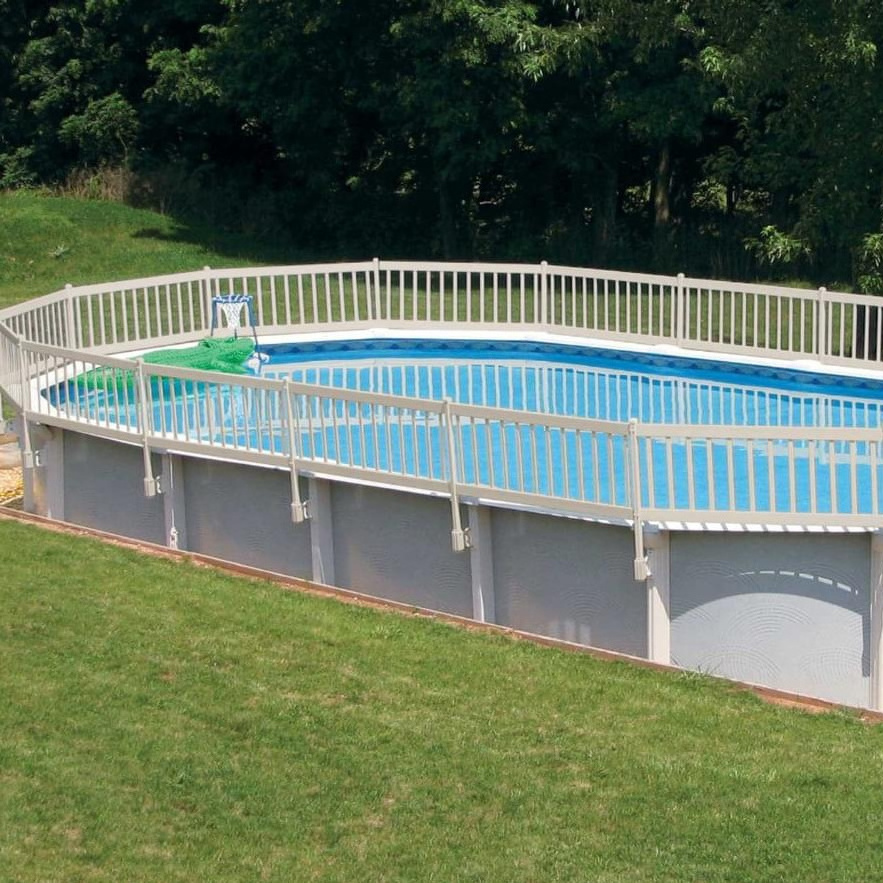 Fentech hot sale  cheap pvc vinyl  used above ground pool fence