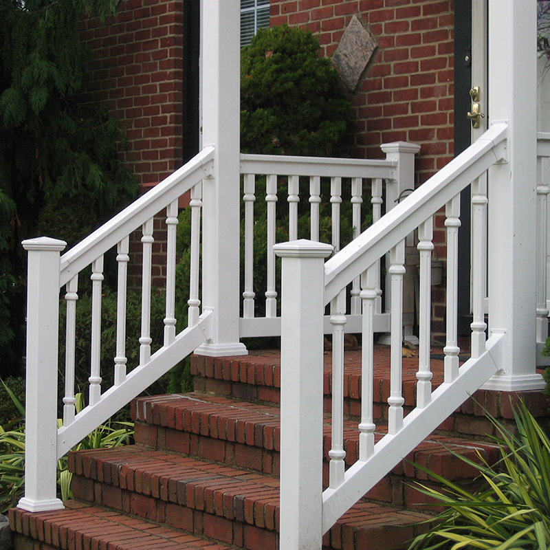 Balcony Decking Railing,pvc Balustrades and Handrails England Style Cheap Vinyl PVC Plastic 3D Model Design Not Coated Flooring