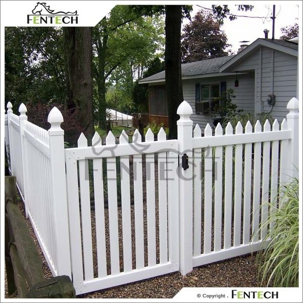 landscape design Uv proof waterproof cottages white garden picket pvc vinyl fence gazebo vinyl pool fences