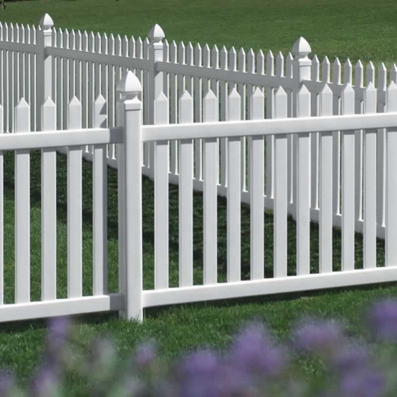 landscape design Uv proof waterproof cottages white garden picket pvc vinyl fence gazebo vinyl pool fences