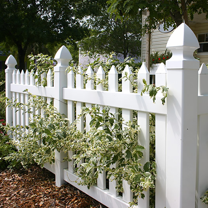 landscape design Uv proof waterproof cottages white garden picket pvc vinyl fence gazebo vinyl pool fences