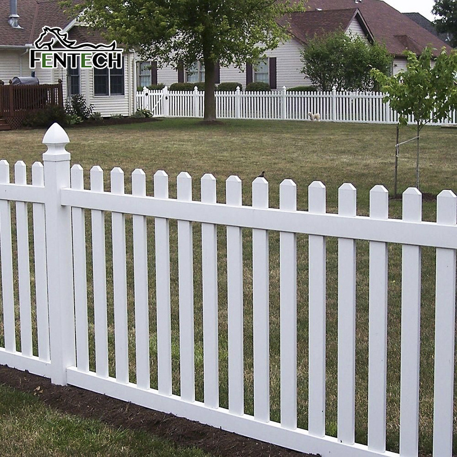 Traditional Cheap Vinyl/Pvc/Plastic Picket Fence Gate For Garden Factory