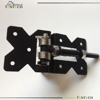 Made in China Fentech High Quality Black PVC Fence Gate Hardware