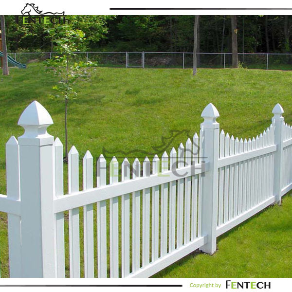 Garden Fence White Picket Useful Hot Sale Cheap Vinyl/wood Fencing, Trellis & Gates Fentech for Wood Fence Picket PVC Plastic