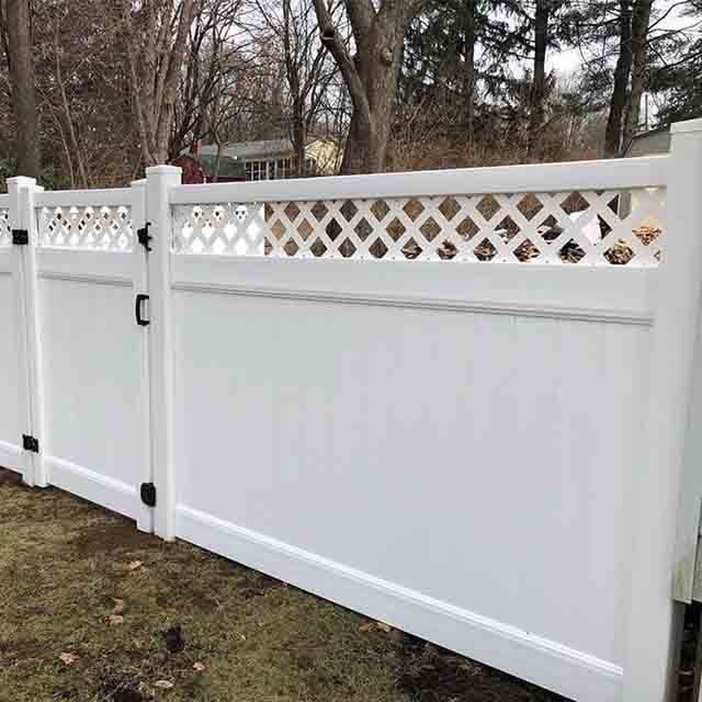 Fentech Brand Strong UV proof Innovative Design Plastic Vinyl/Garden Fence