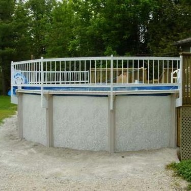 Fentech UV-Resistant White PVC swimming pool fence for pool