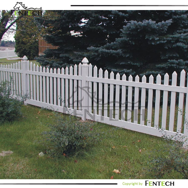 Garden Fence White Picket Useful Hot Sale Cheap Vinyl/wood Fencing, Trellis & Gates Fentech for Wood Fence Picket PVC Plastic