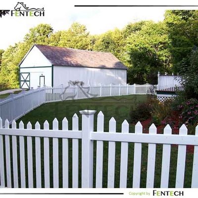 Garden Fence White Picket Useful Hot Sale Cheap Vinyl/wood Fencing, Trellis & Gates Fentech for Wood Fence Picket PVC Plastic