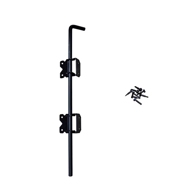 Easy to install products black decorative wood fence accessories gate hardware latch kit