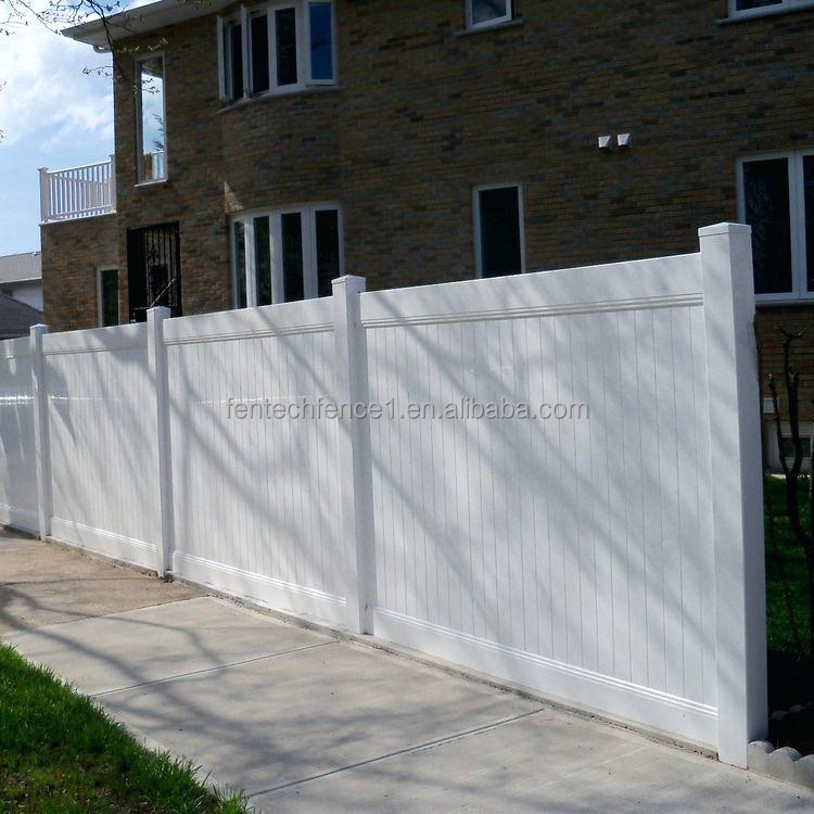 Cheap PVC /Vinyl /Plastic Used Vinyl privacy fence for sale