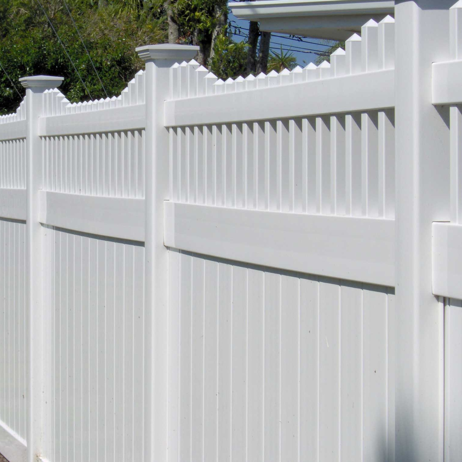 Vinyl Fence 8 Ft X 6 Ft Cheap Post Black Garden Buildings Fencing Trellis & Gates White Plastic Vinyl PVC Picket Yard Fence