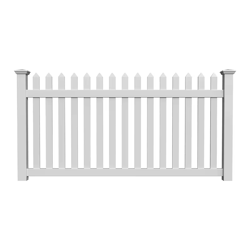 Fentech PVC Fence Railing Vinyl Picket Fence Used for Garden Easy to Assemble Fence Railing