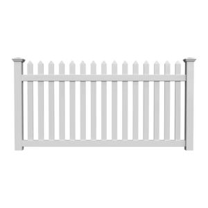 Fentech PVC Fence Railing Vinyl Picket Fence Used for Garden Easy to Assemble Fence Railing