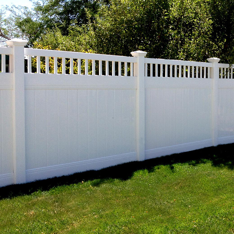 ECO Friendly Fence Grill Design Pictures 6ft.H x 8ft.W PVC/Vinyl  Privacy Fencing Wholesale Decorative Fencing Panels