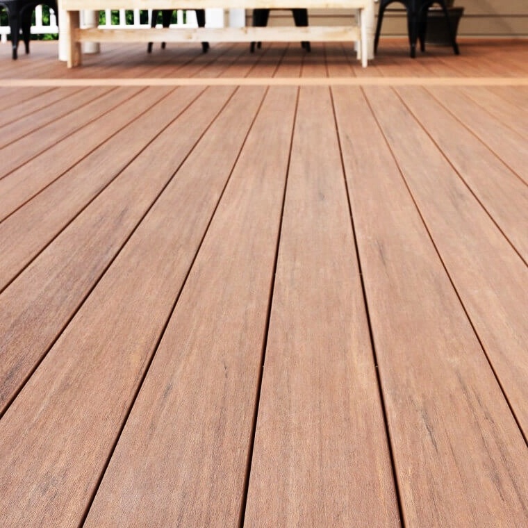 Fentech Outdoor 100% Pvc Plastic Flooring Looks Like Wood