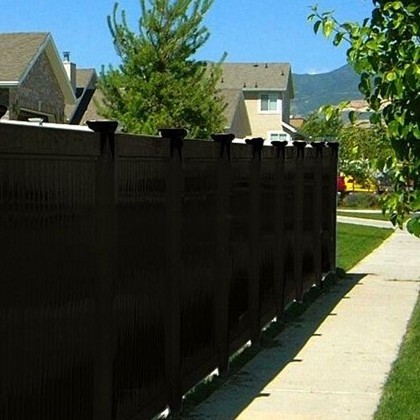 High Quality Outside Black recycled vinyl fence,pvc yard fence,vinyl fence privacy