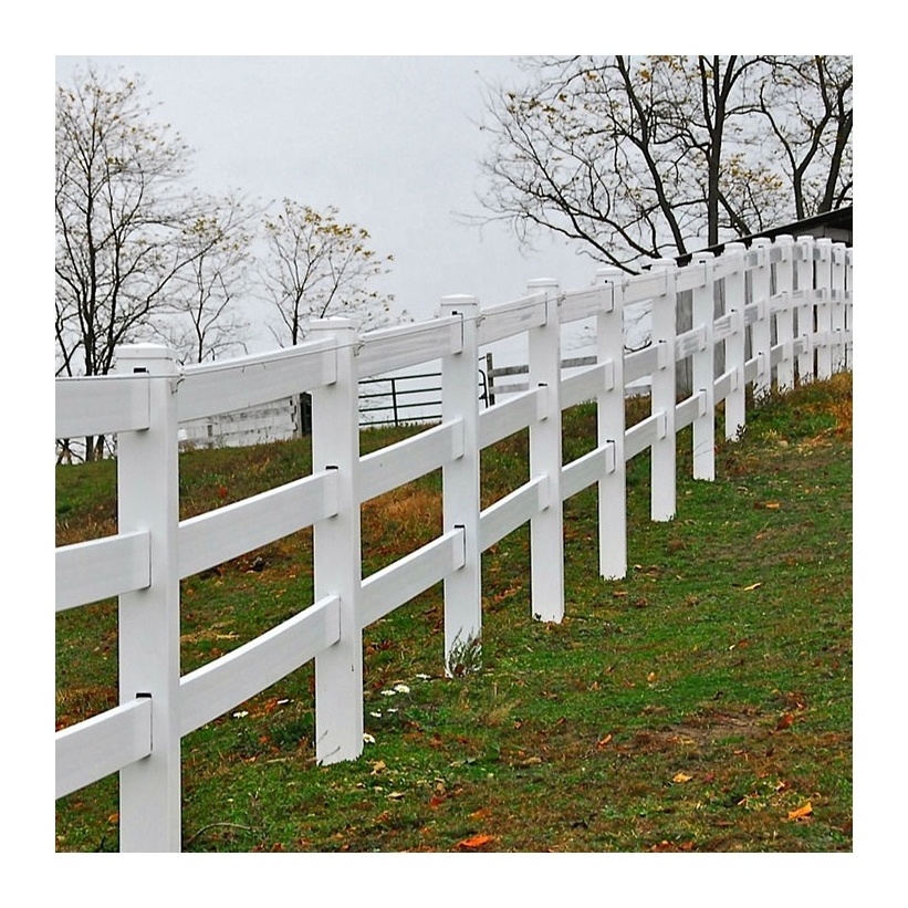 Fentech Concrete Post And Rail Fence,Pvc Fencing Post And Rail,Rural Fencing