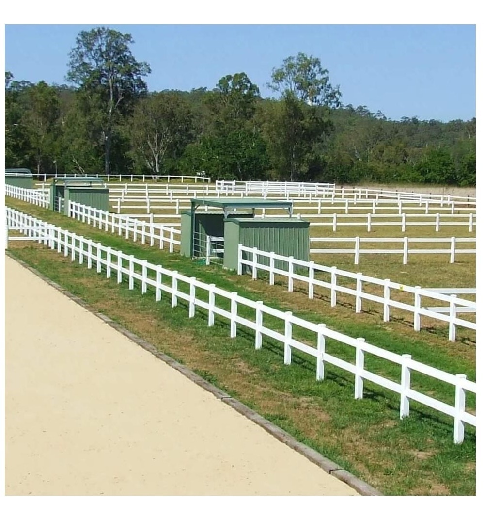 Fentech Concrete Post And Rail Fence,Pvc Fencing Post And Rail,Rural Fencing