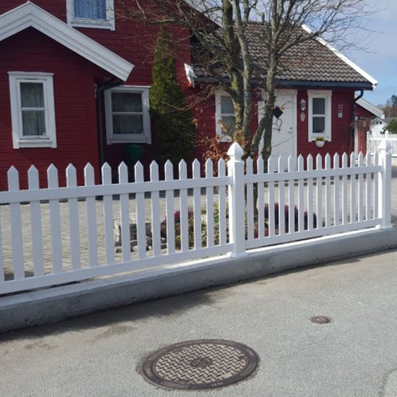 kids white vinyl garden picket fence gate design