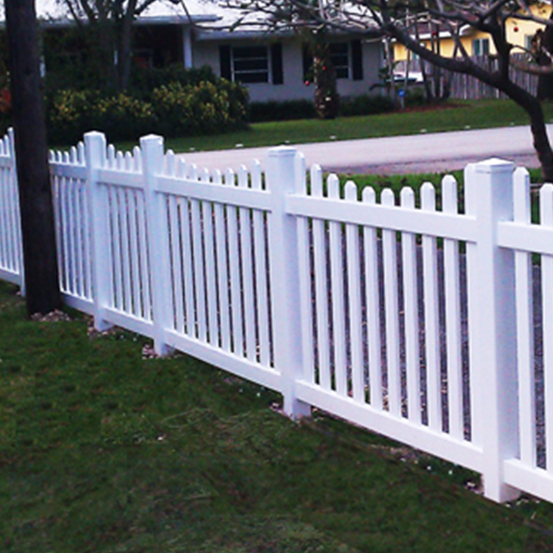 Cheap Pool Plastic Composite Waterproof Vinyl PVC Picket Fence and Garden Fening Gate and Fence Panels 6x8