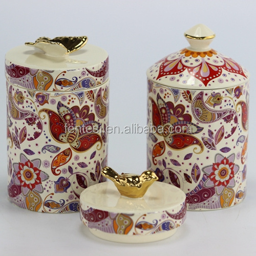 Wholesale Custom Luxury Home Fragrance Ceramic Jars Scented Soy Wax Candles for Mother's Day