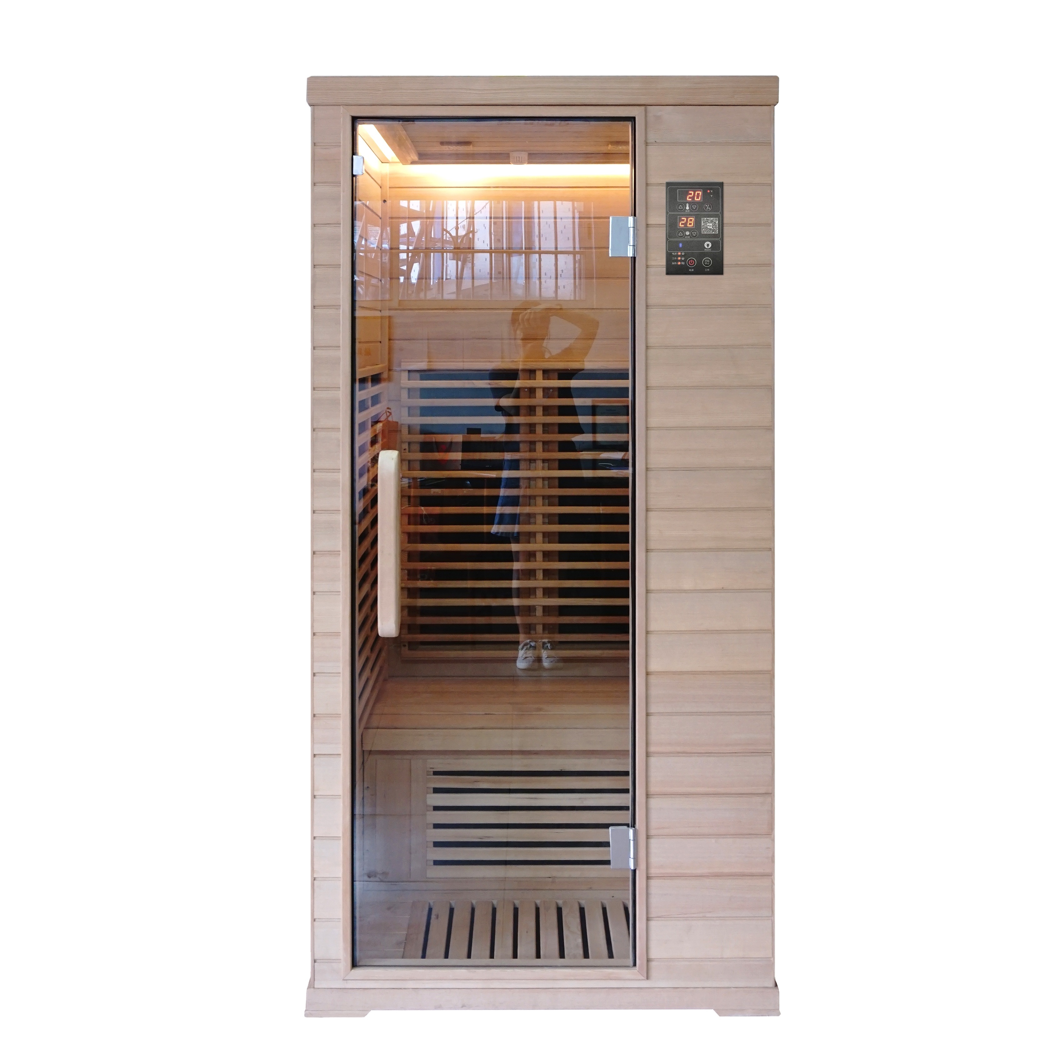 ODM & OEM Solid Wood Infrared Sauna 2 Person Dry Steam Suna Rooms