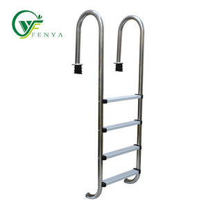 Factory Wholesale Price Swimming Pool Equipment 304 or 316 Stainless Steel 2-5 Steps Pool Ladders