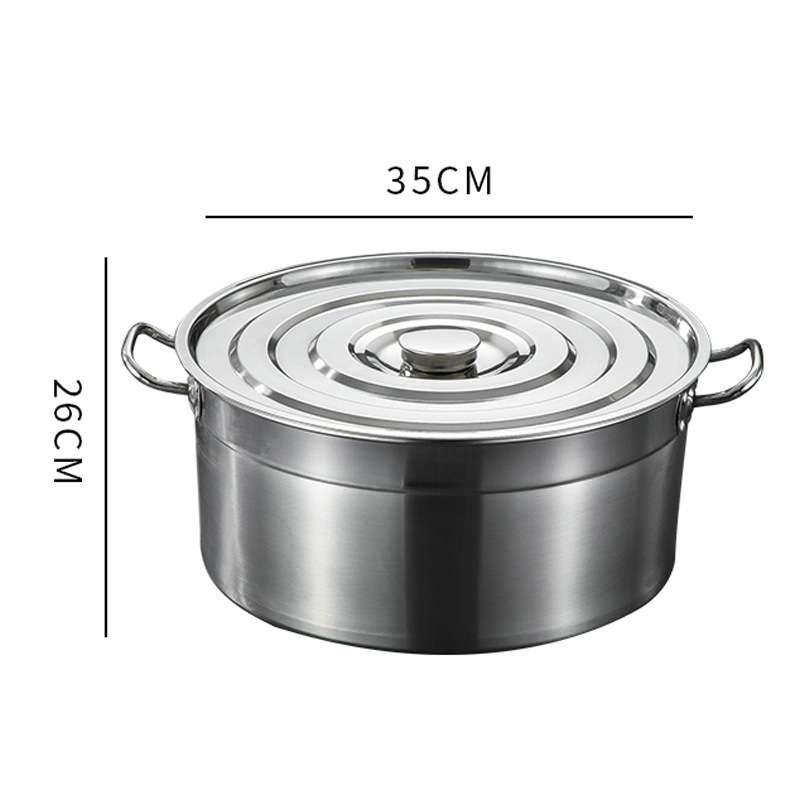 Home Kitchen Stainless Steel Large Stock Pot/Big Stock Pot With Lid