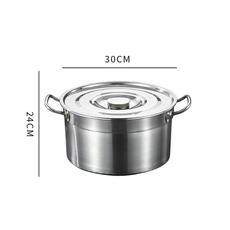 Home Kitchen Stainless Steel Large Stock Pot/Big Stock Pot With Lid