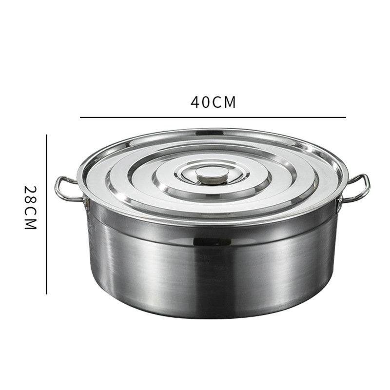 Home Kitchen Stainless Steel Large Stock Pot/Big Stock Pot With Lid