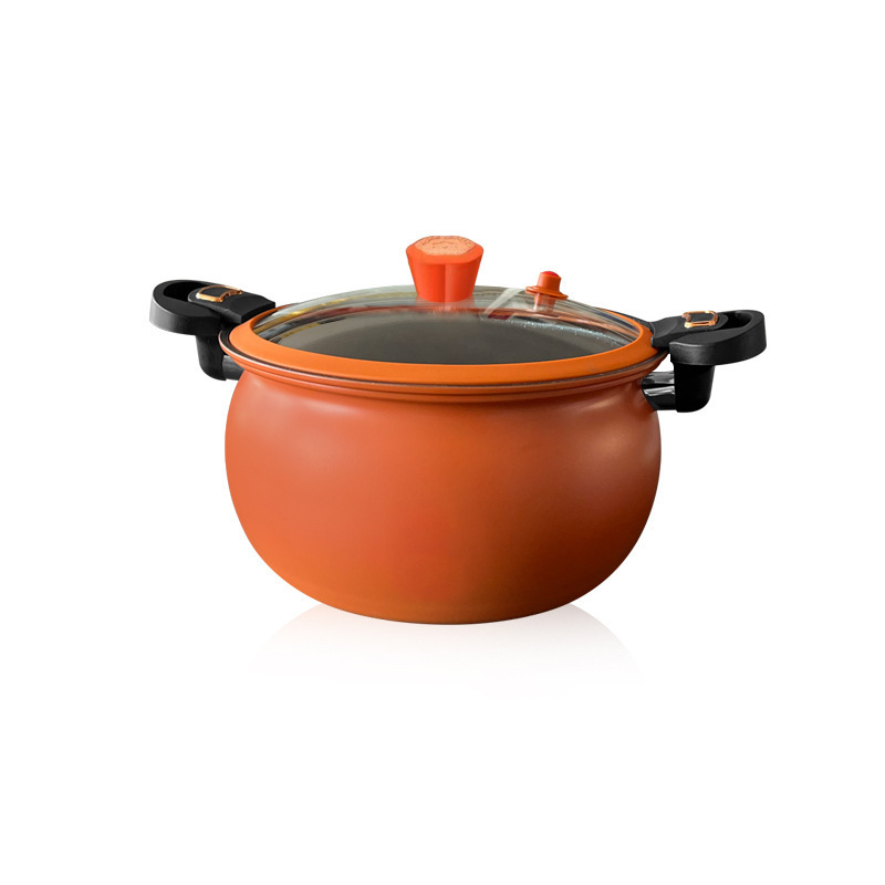 High Quality Micro Pressure Cooker 22cm Soup Wok Non-stick Totipotent Pot